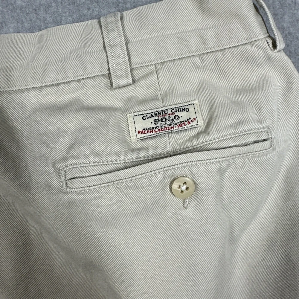 Vintage Polo Ralph Lauren Hammond Pant Double Pleated Cuffed Men's 36X34 Preppy